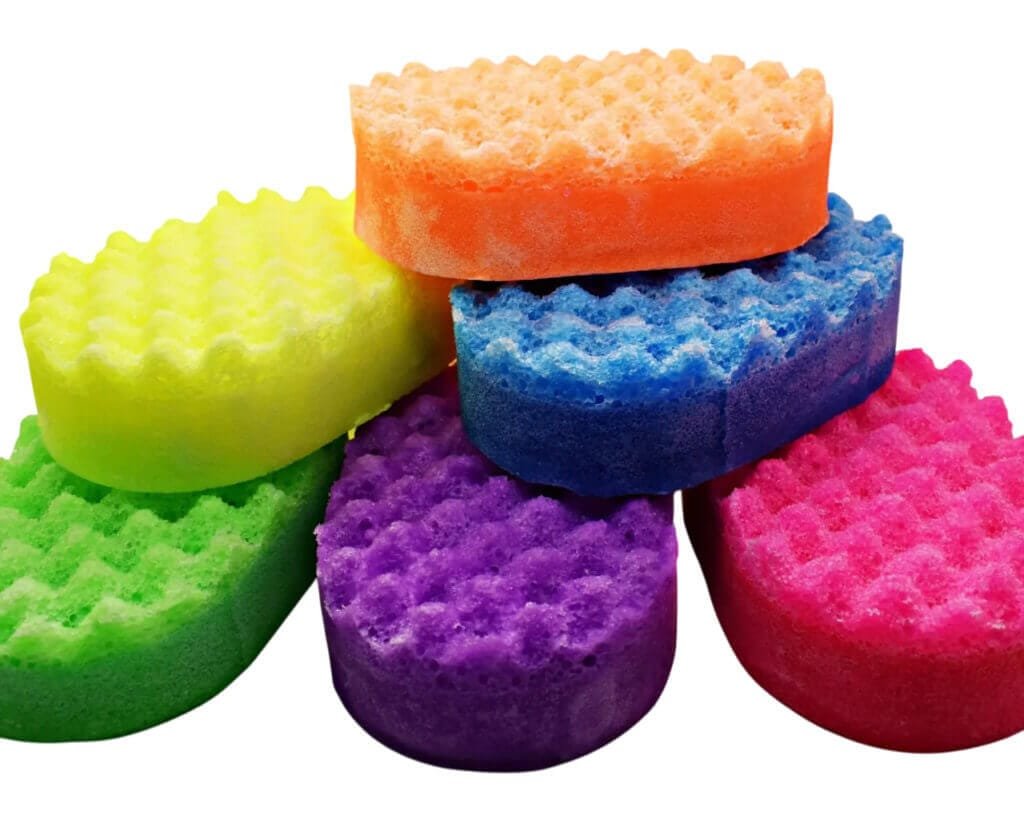 exfoliating soap sponges